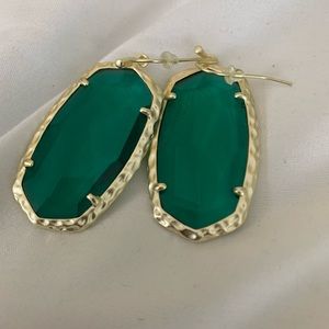 Kendra Scott Ella hammered gold earrings